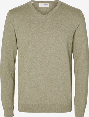 SELECTED HOMME Pullover 'BERG' in Grün: predná strana