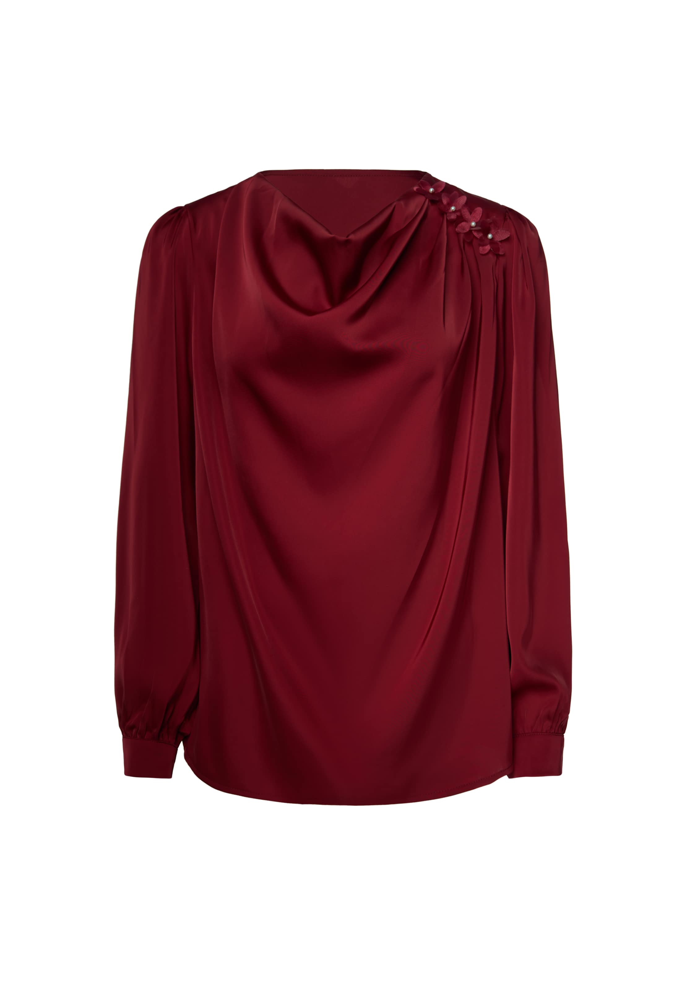 usha BLACK LABEL Blouse in Rood: voorkant