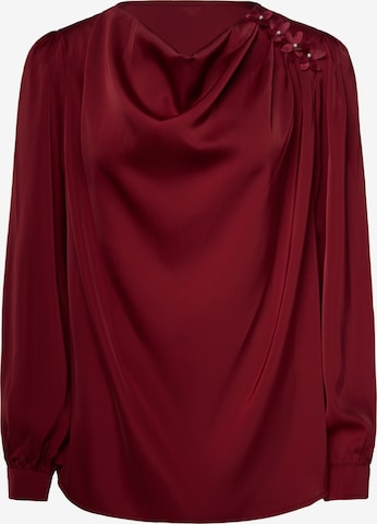 usha BLACK LABEL Blouse in Rood: voorkant