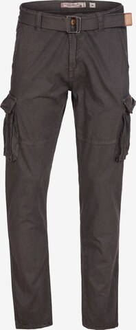 INDICODE JEANS Cargo Pants in Grey: front