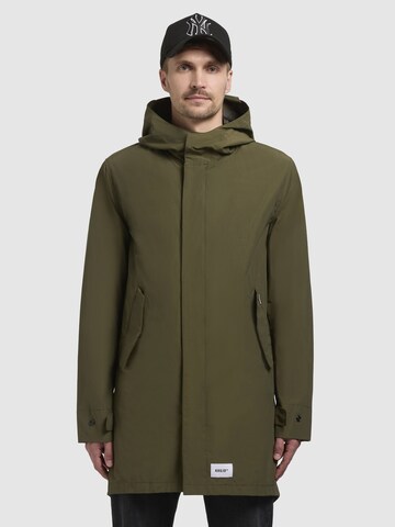 Cappotto di mezza stagione 'KOLYA' di khujo in verde: frontale