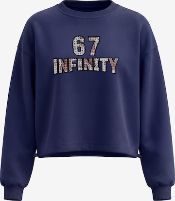 MYMO - Sweatshirt em azul: frente