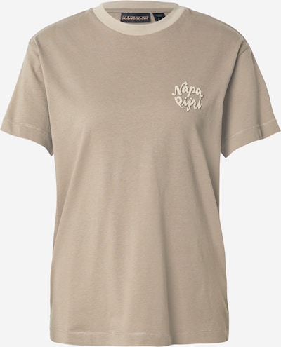 Tricou 'S-FEDAIA' NAPAPIJRI pe gri taupe / grej, Vizualizare produs