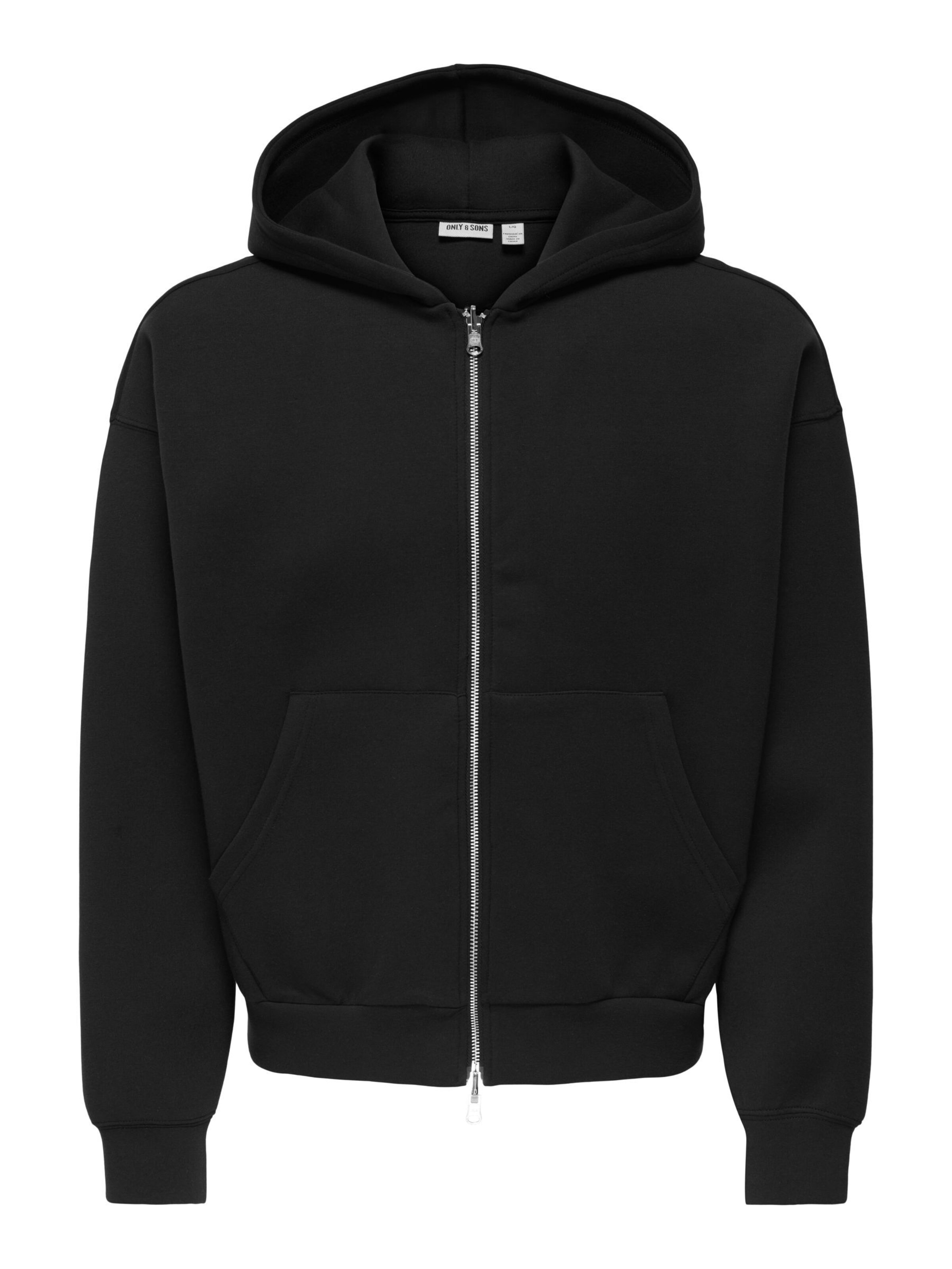 Veste de survêtement 'GOYLE ' Only & Sons en noir : devant