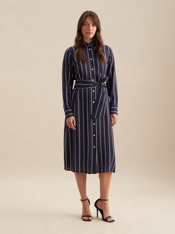SEIDENSTICKER Shirt dress 'Schwarze Rose' in Blue: front