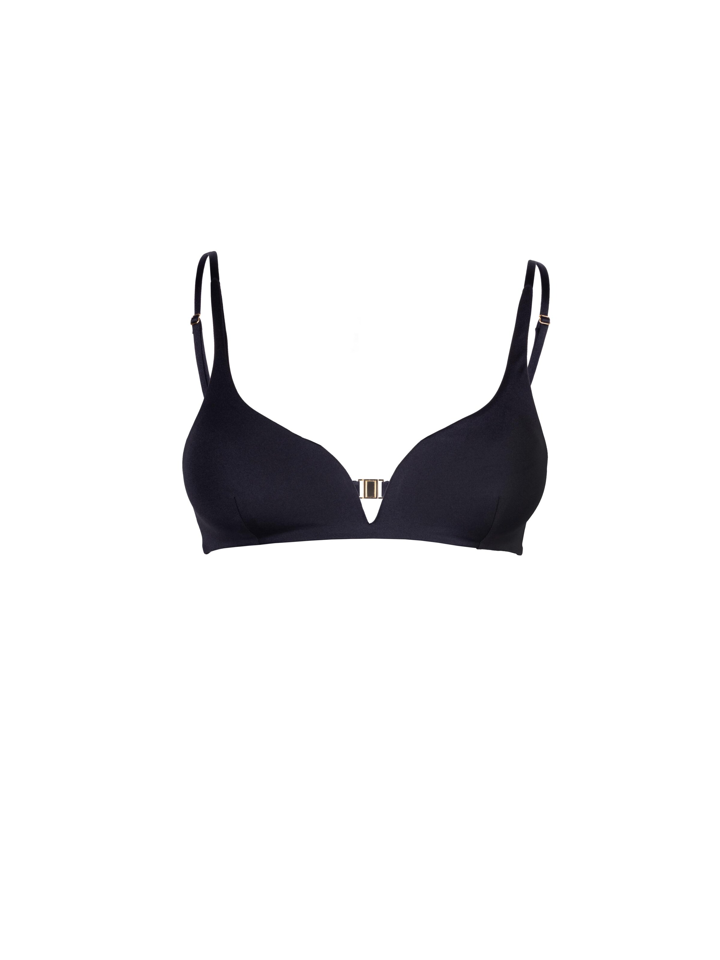 Bikini 'Ligeia Darted Bikini Set in Metallic Black' di MAREZZA in nero