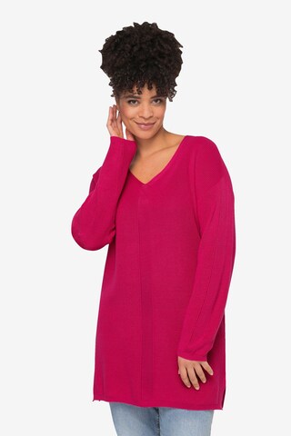 Janet & Joyce Sweater in Pink: front