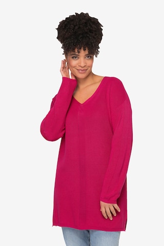 Pull-over Janet & Joyce en rose : devant