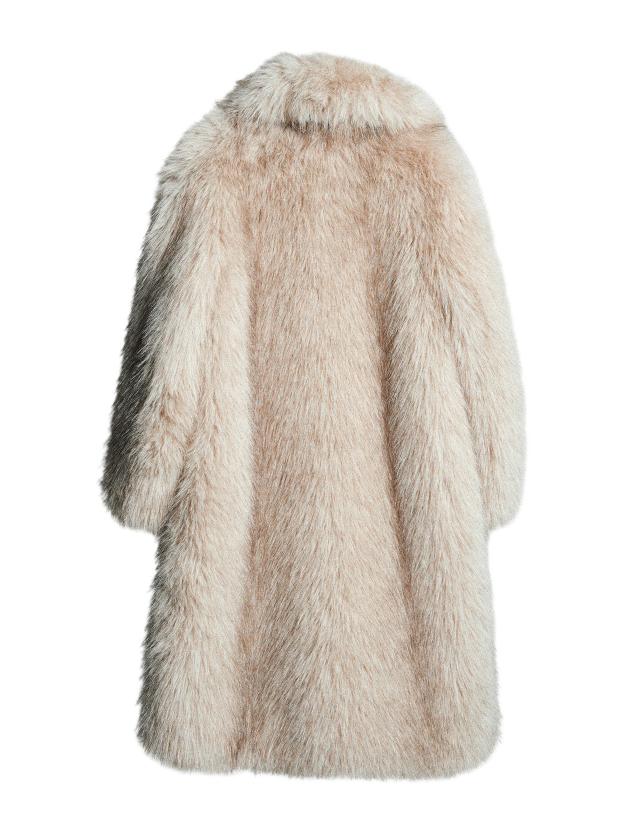 Bershka Winter coat in Beige: back