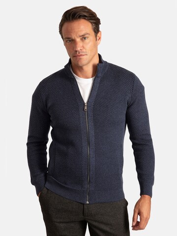 Jacey Quinn Strickjacke 'Moline' in Blau: Vorderseite