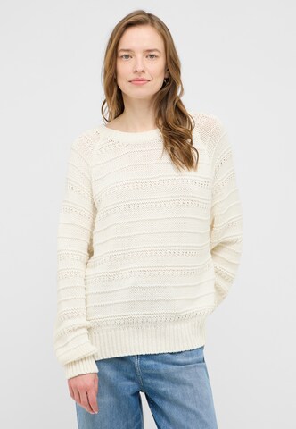 MUSTANG Sweater 'Style Silas' in White