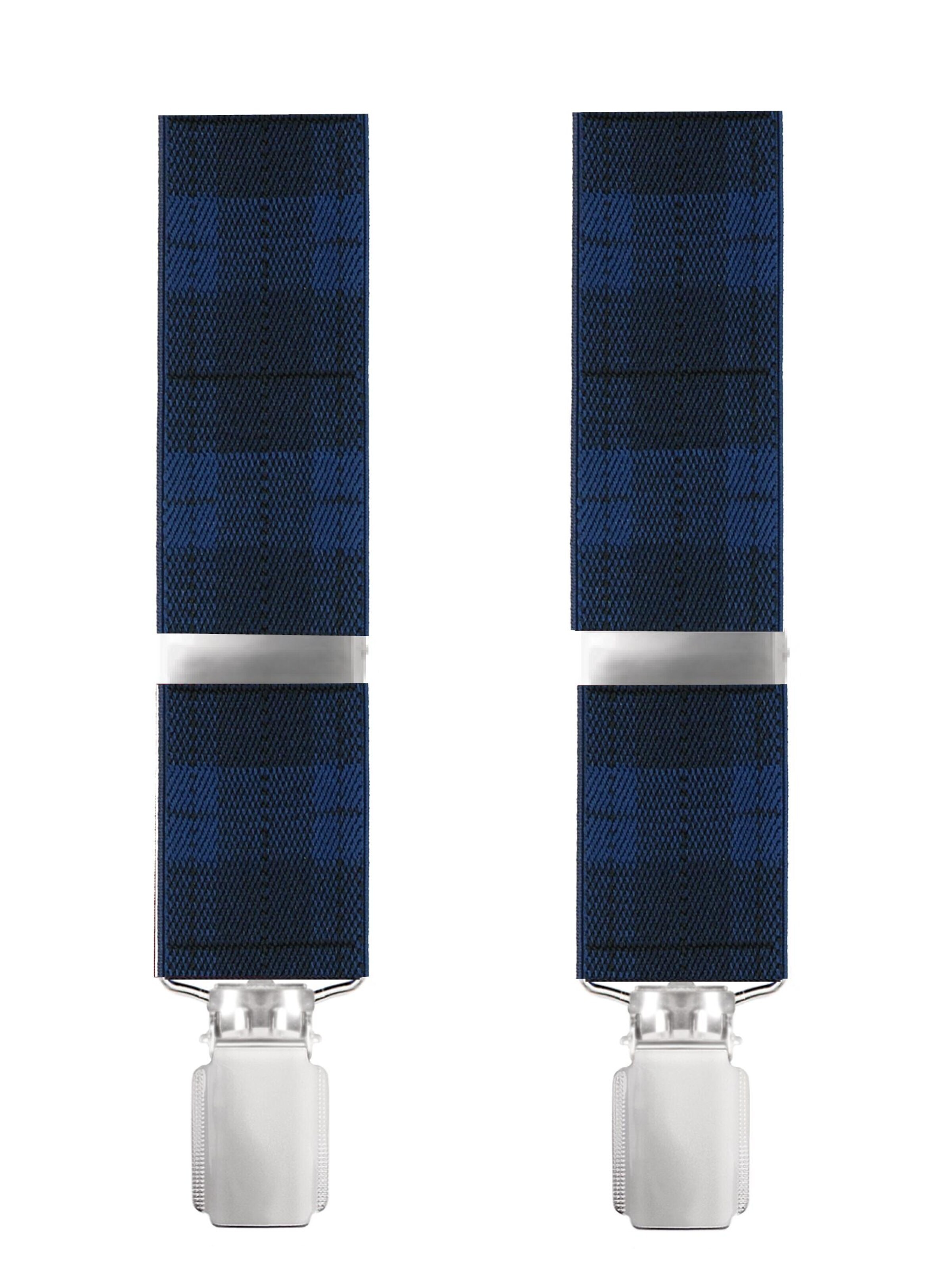 WILLEN Suspenders 'Karo' in Blue