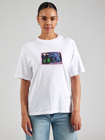 Volcom - Camisa em branco: frente
