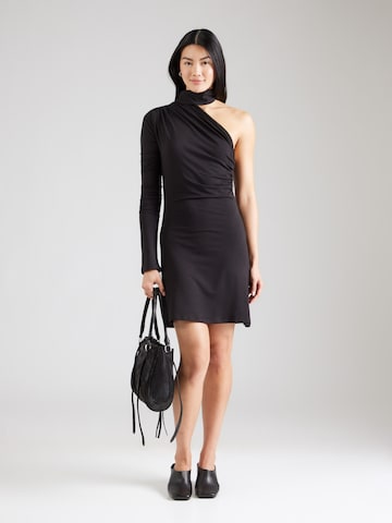 melns WEEKDAY Kleita 'Bella': no priekšpuses