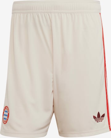 ADIDAS PERFORMANCE Sports trousers 'FC Bayern 24/25 Home' in Beige: front