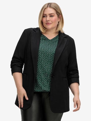 SHEEGO - Blazer em preto: frente