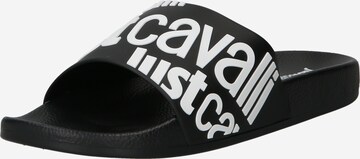 Just Cavalli Strand-/badschoen 'FONDO' in Zwart: voorkant