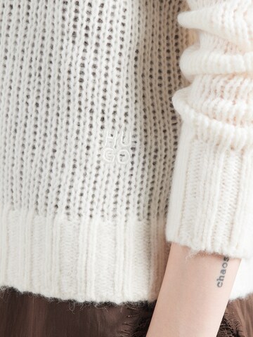 Pull-over 'Sloossy' HUGO en blanc