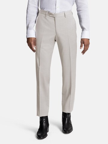 Baldessarini Slimfit Pantalon 'Massa' in Grijs: voorkant