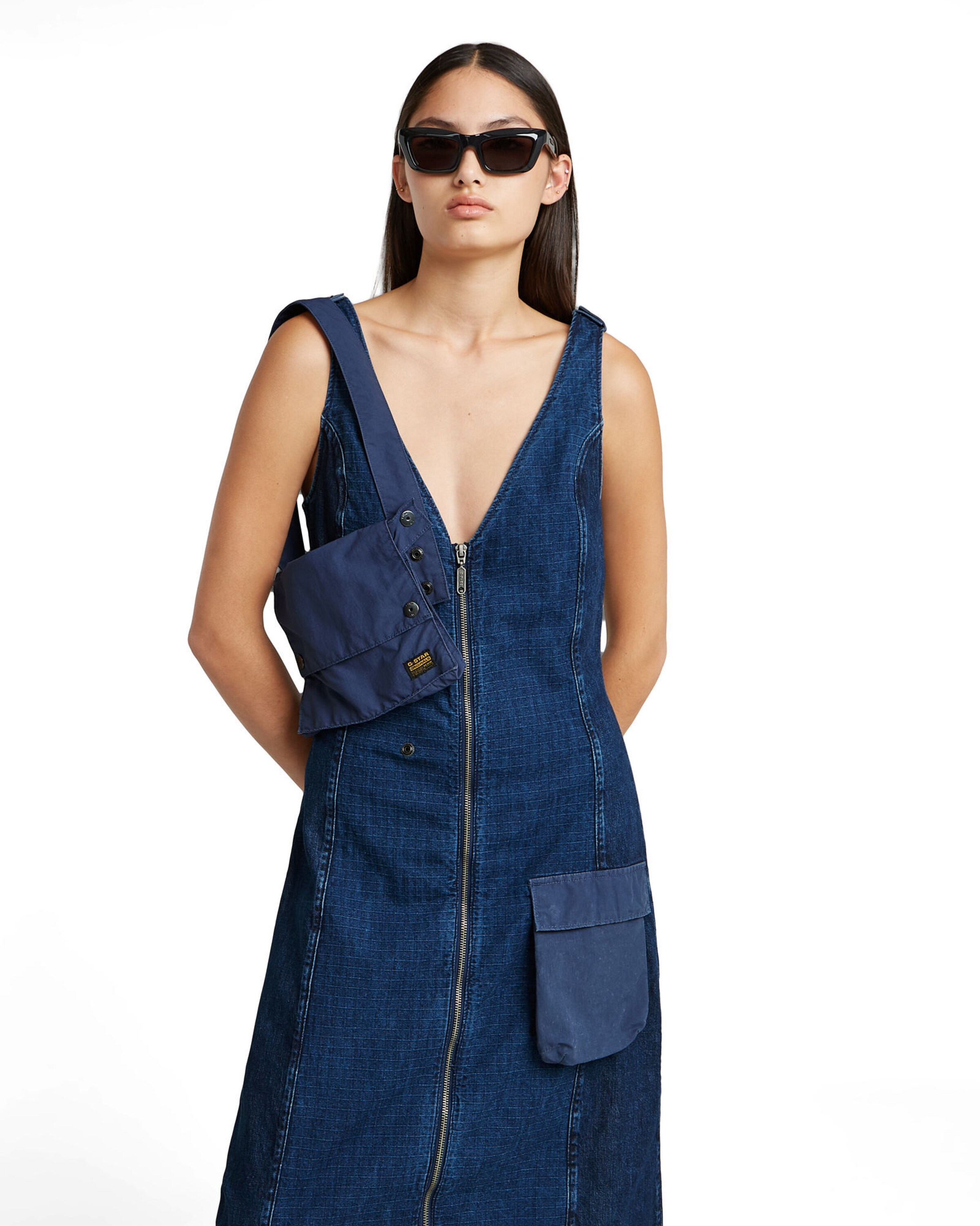 G-STAR Jurk in Blauw