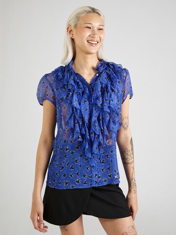 SAINT TROPEZ Blouse 'Lilja' in Blue: front