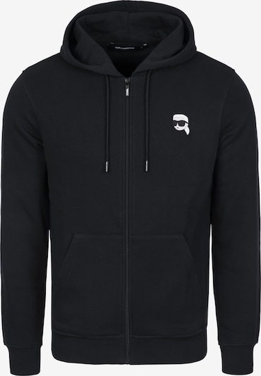 Karl Lagerfeld Sudadera con cremallera en S en azul oscuro, Vista del producto
