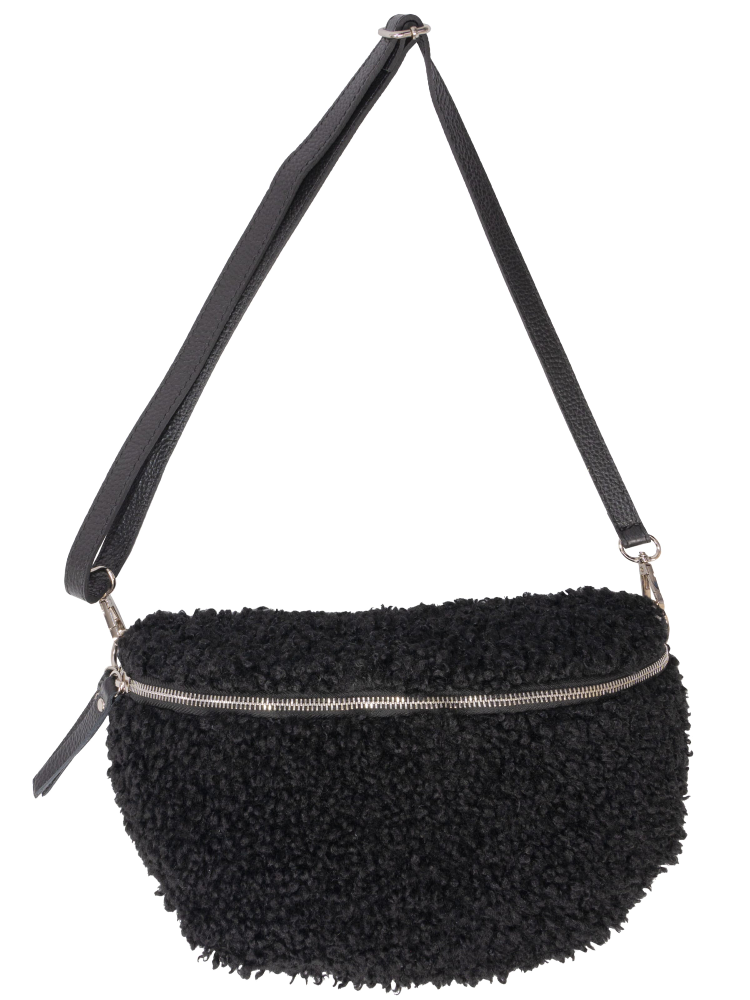 Seasons of April Gürteltasche 'Fluffy' in schwarz, Produktansicht