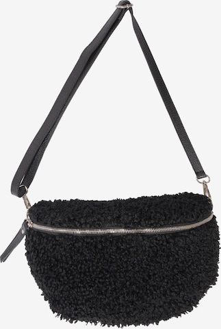 Seasons of April Gürteltasche 'Fluffy' in Schwarz: Vorderseite