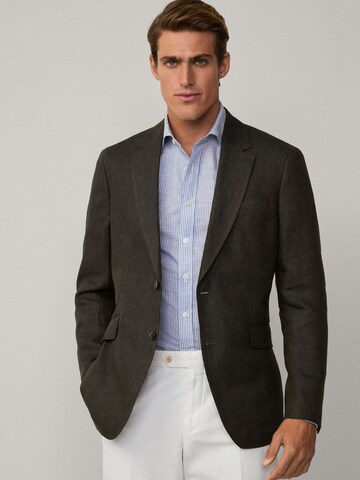 Coupe regular Veste de costume Hackett London en vert : devant
