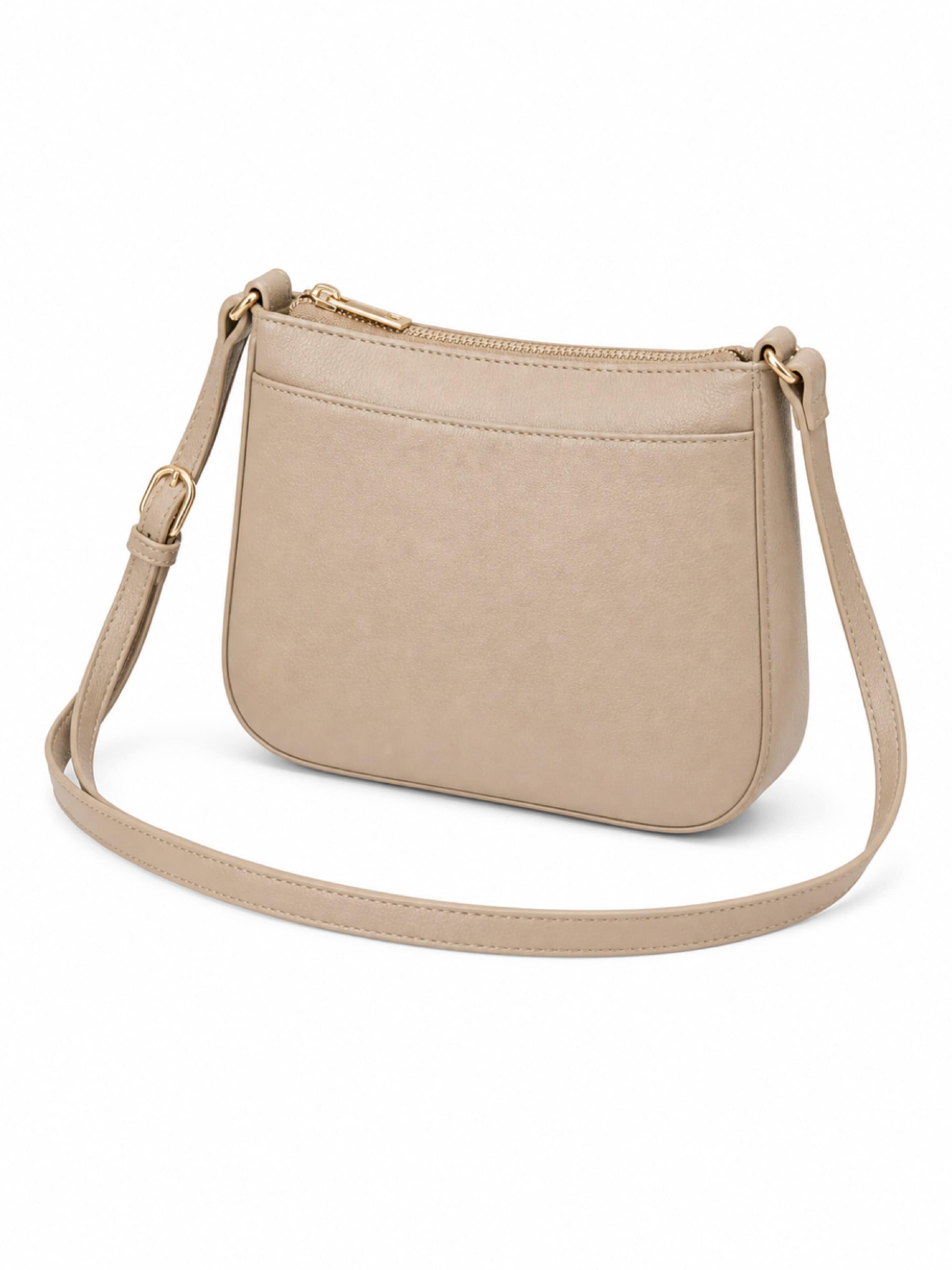 Borsa a spalla 'Aurora Mini Shoulder Bag' di CERRUTI 1881 in beige