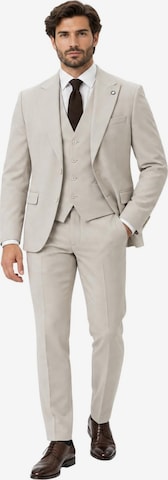 Guild Slim fit Suit 'Slim fit Business Anzug' in Beige: front