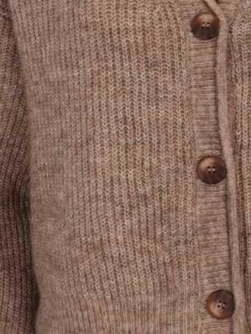 Vero Moda Petite Knit Cardigan 'Yvonne' in Brown