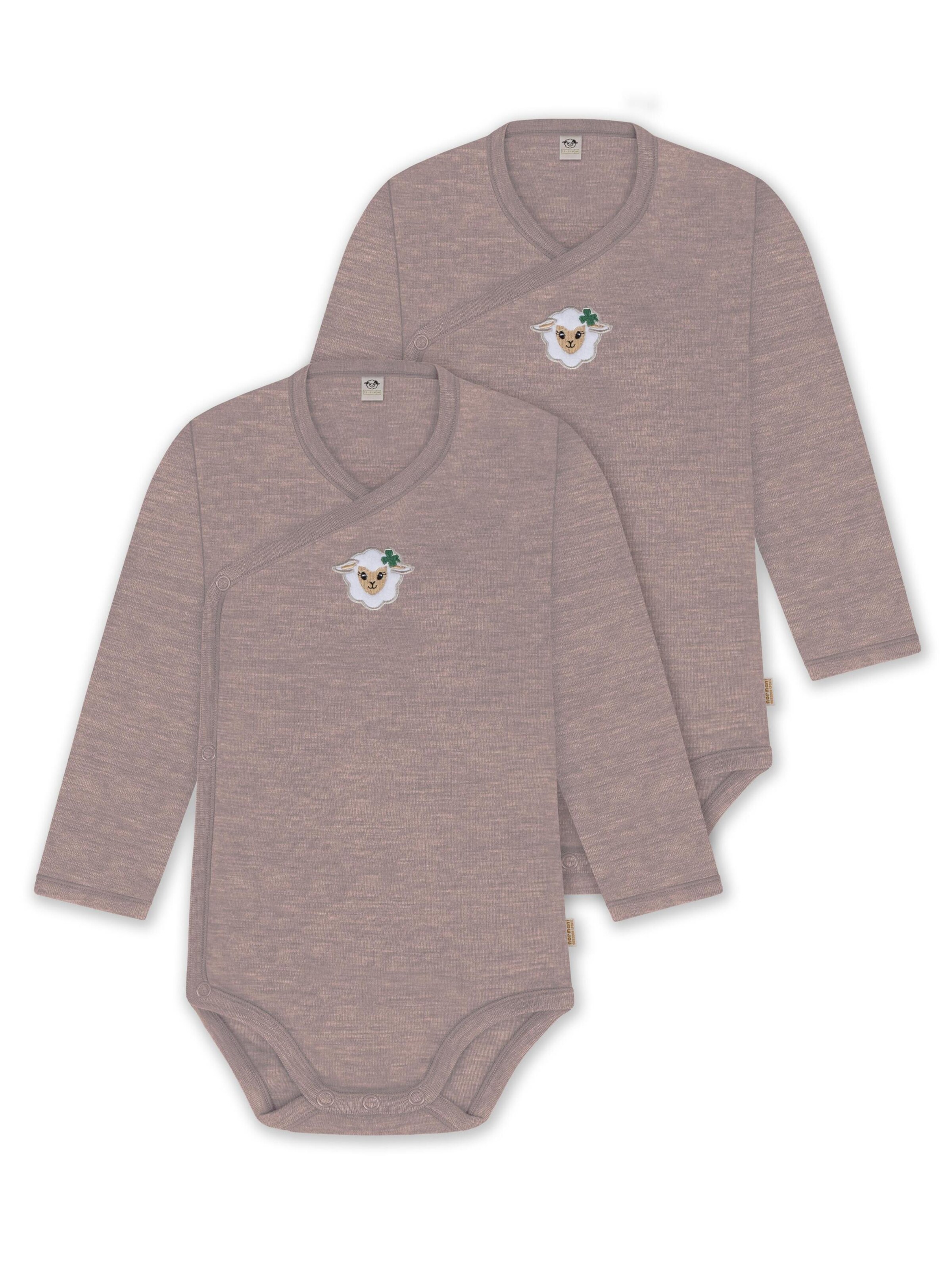 Barboteuse / body normani en violet : devant