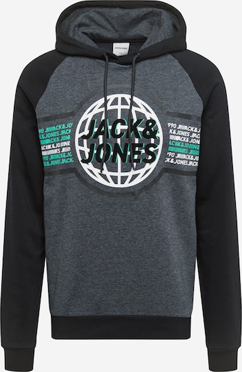Felpa JACK & JONES di colore giada / nero / bianco, Visualizzazione prodotti