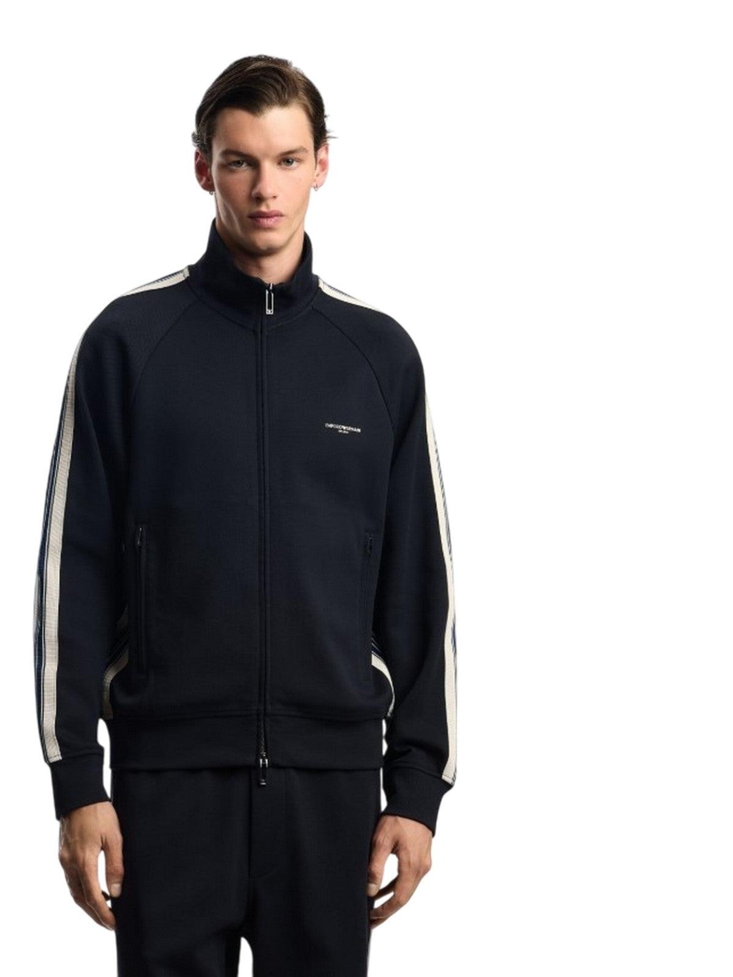 Giacca di felpa di Emporio Armani in blu: frontale