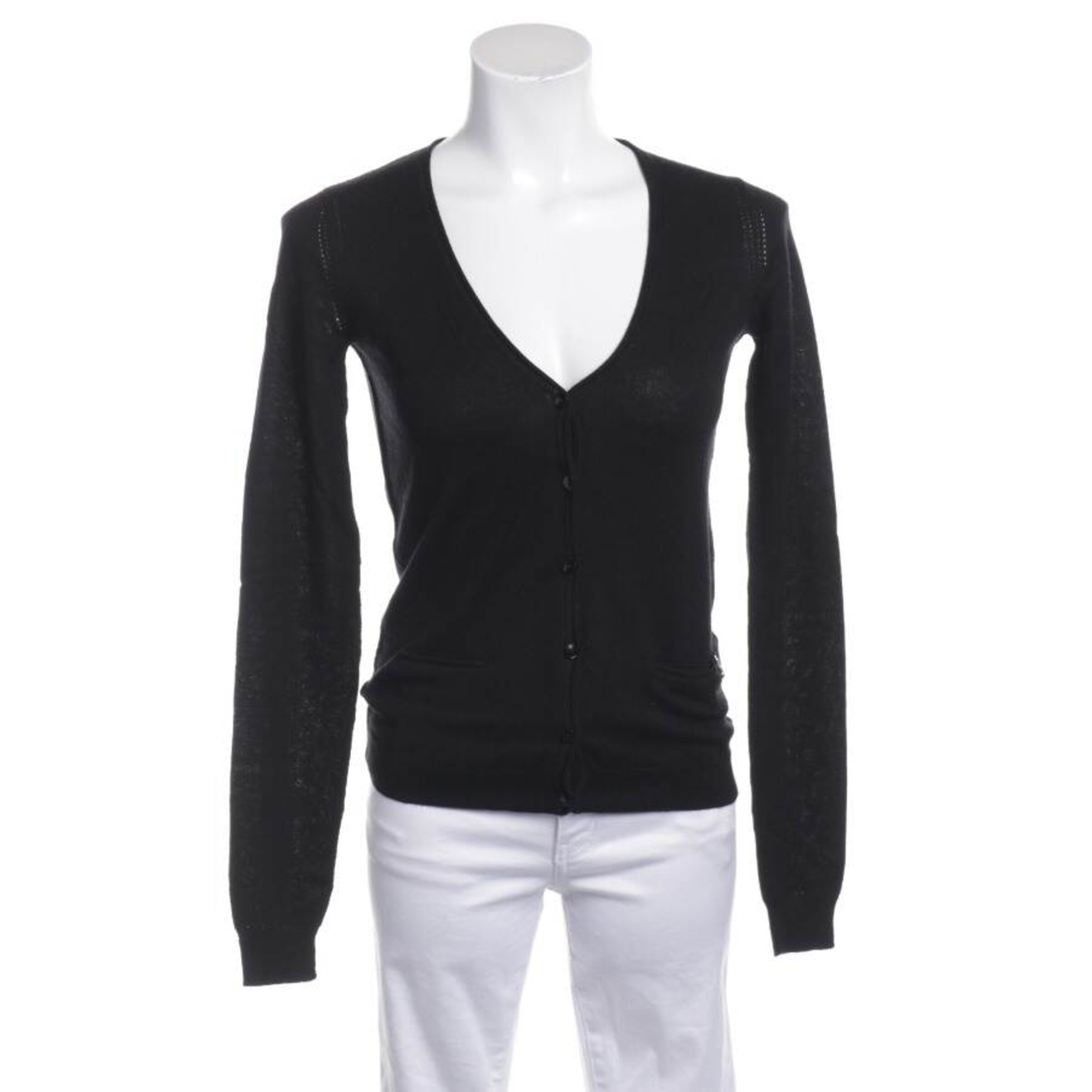 PATRIZIA PEPE Pullover / Strickjacke XXS in Schwarz: Vorderseite