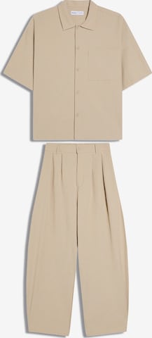 Survêtement Bershka en beige : devant