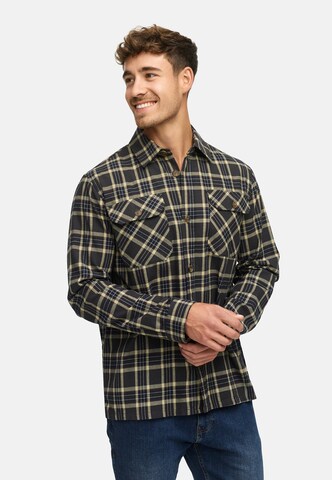 INDICODE JEANS Regular fit Overhemd in Grijs: voorkant