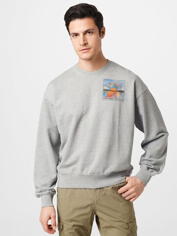 WRANGLER Sweatshirt in Grijs: voorkant