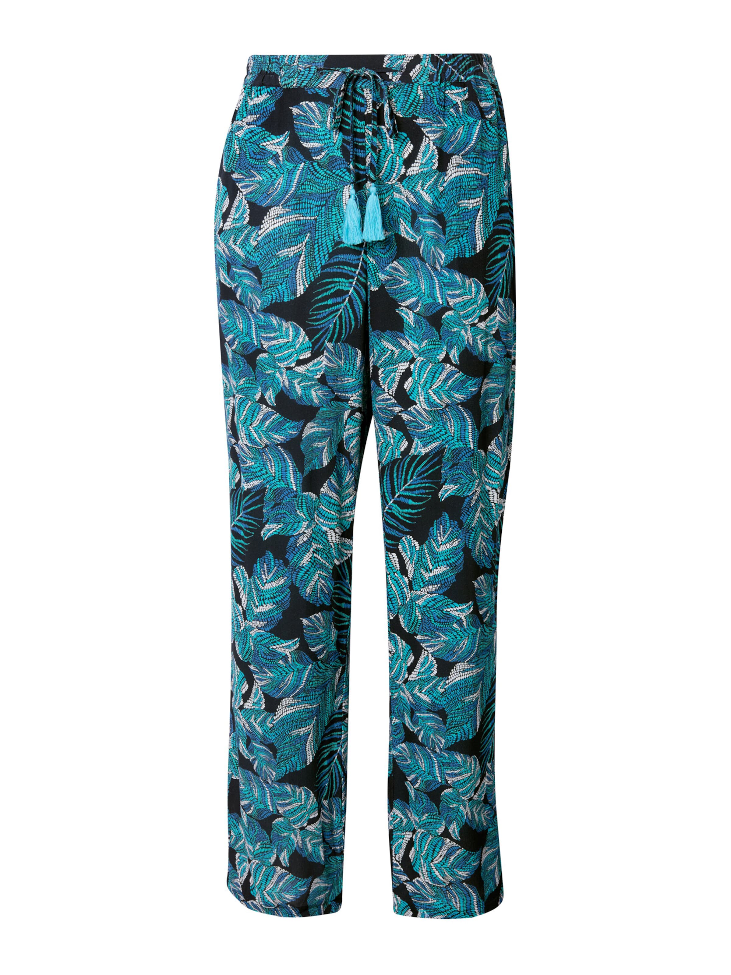 Ulla Popken regular Bukser i blå: forside