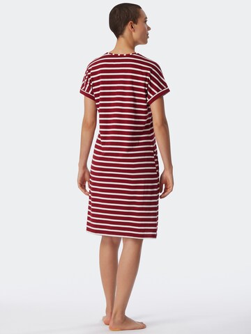 SCHIESSER Nightgown 'Essential Stripes' in Red