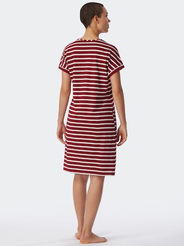 SCHIESSER Nightgown 'Essential Stripes' in Red