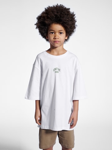 SOMETIME SOON Shirt 'Karma' in Wit: voorkant