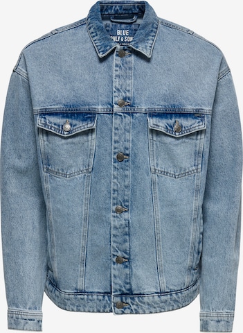Only & Sons Between-Season Jacket 'Rick' in Blue: front