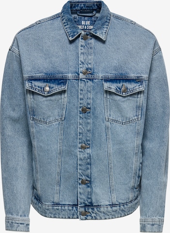 Veste mi-saison 'Rick' Only & Sons en bleu : devant