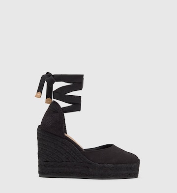 Castañer Espadrill 'Carina' i svart: framsida