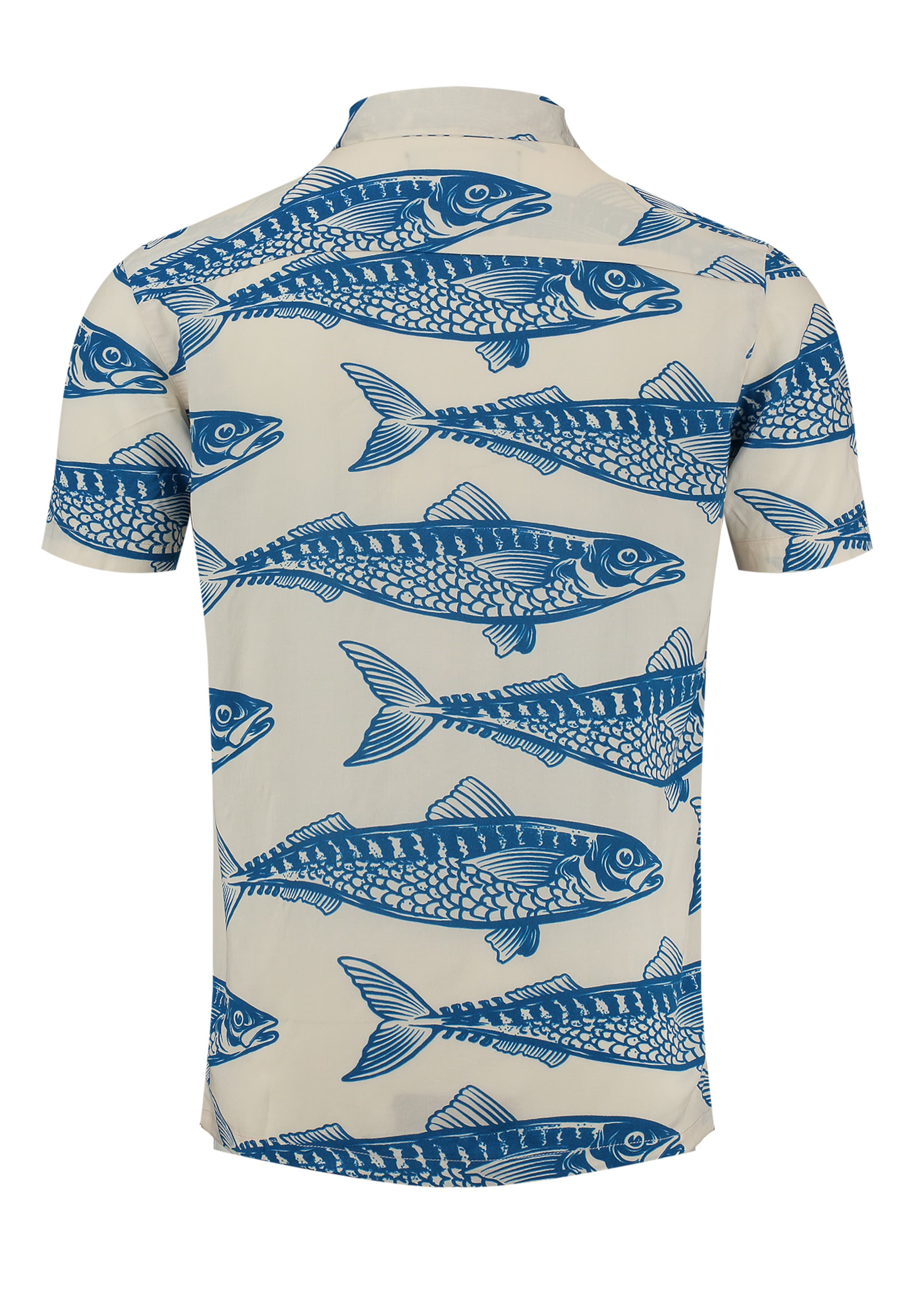 Coupe regular Chemise 'Sardines' Key Largo en blanc