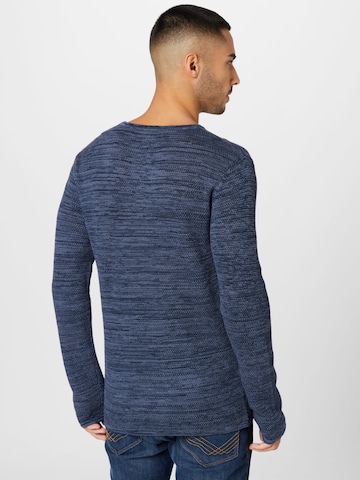 recolution Pullover 'Ficus' (GOTS) in Blau