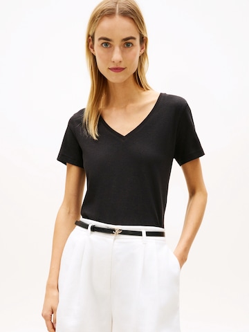 T-shirt TOMMY HILFIGER en noir : devant