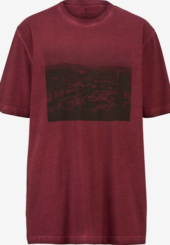 T-Shirt Boston Park en rouge : devant